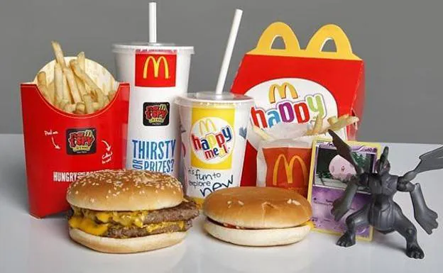 Un menú infantil de McDonald's