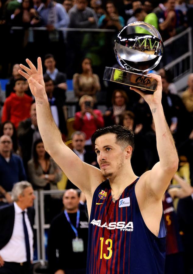 El Barcelona Lassa rompió la hegemonía del Real Madrid en la Copa del Rey, que acumulaba cuatro títulos consecutivos, con un marcador de 92-90.