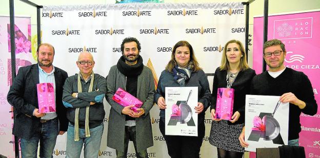 Jurado del concurso presidido por Maria Jesús López, edil organizadora de SaborArte . 