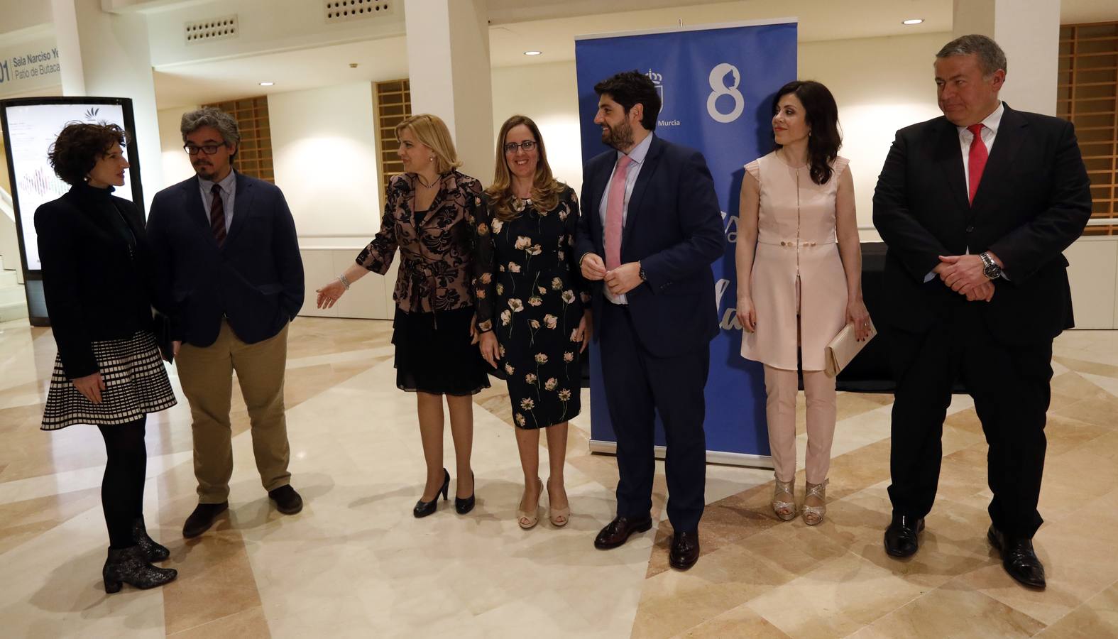 El Auditorio de Murcia acoge la entrega del premio 'Murciana del Año' a la directora de orquesta Virginia Martínez, en una gala en la que también se reconoce la labor de María Dolores López Pay y la empresa Agromediterránea Hortofrutícola