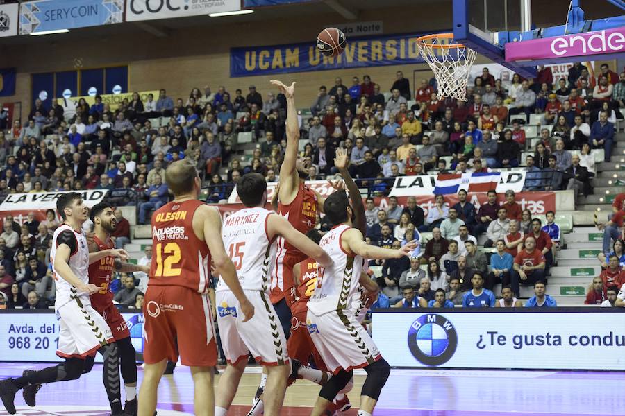 Los murcianos ganan por primera vez en un mes y medio en un partido competido que desniveló Urtasun como base. El final parecía plácido, pero un parcial de 2-12 en los últimos cuatro minutos dio incluso opción de empate al Burgos