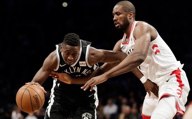 Serge Ibaka, durante el partido. 