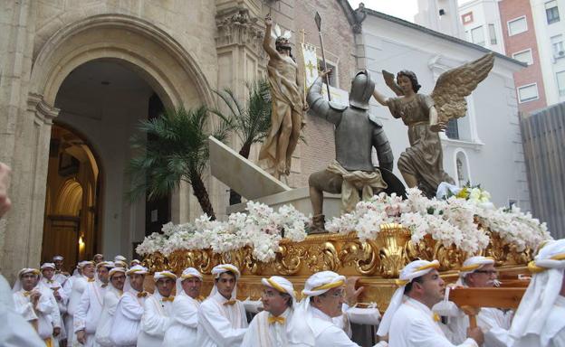 Procesión de la Archicofradía de Nuestro Señor Jesucristo Resucitado.