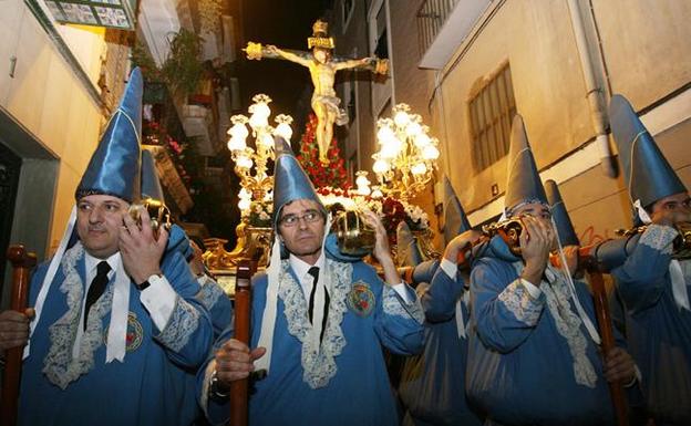 La procesión del Amparo en una imagen del pasado año. 
