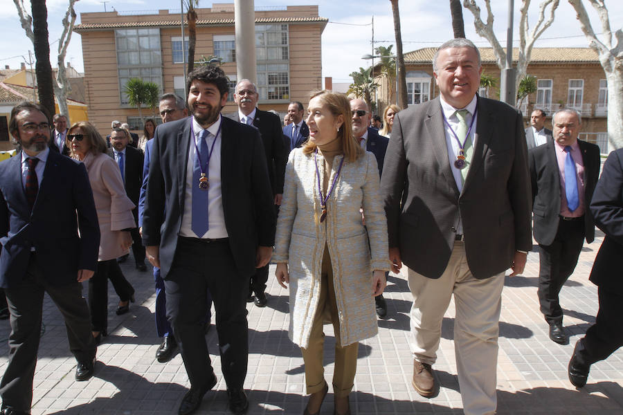 La presidenta del Congreso de los Diputados ha hecho estas declaraciones en referencia a la huida de la dirigente de ERC Marta Rovira. Pastor ha sido nombrada madrina de honor de la cofradía de Nuestro Padre Jesús Nazareno