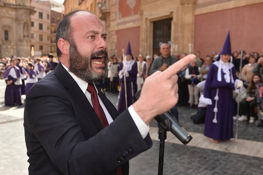 Las obras del escultor murciano convierten la ciudad de Murcia en un museo al aire libre en Semana Santa