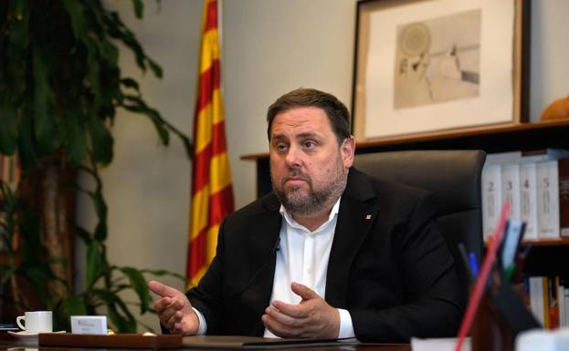 Una empleada de Junqueras tenía en su despacho el plan de distribución de material para el 1-O