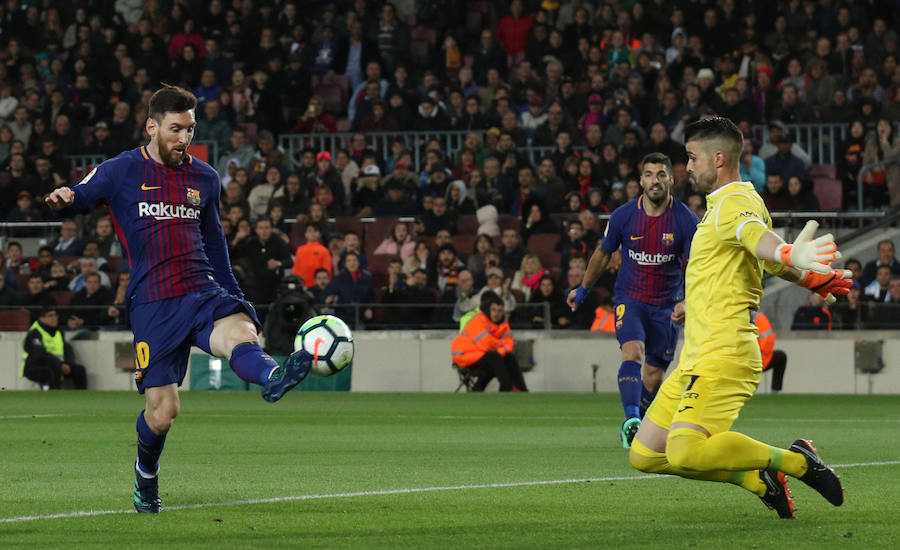 Un superlativo Leo Messi le basta al Barcelona para llevarse los tres puntos ante un combativo Leganés.