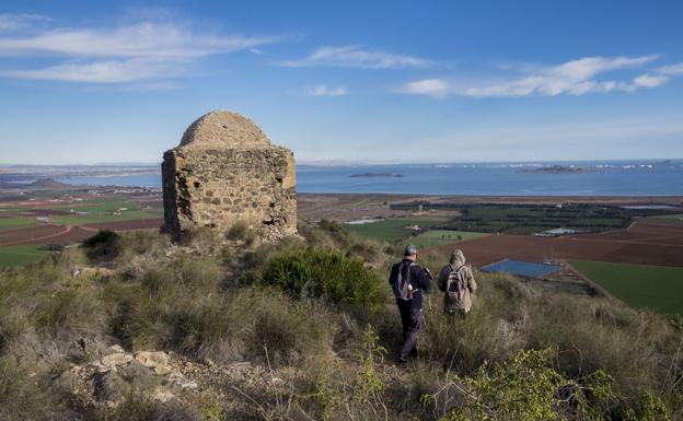 Panorámica del Mar Menor desde el Monte Miral. 