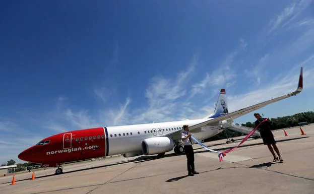 Presentación de la aerolínea Norwegian. 