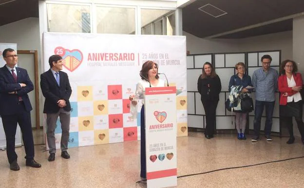 Presentación de los actos por el 25 aniversario del hospital Morales Meseguer. 