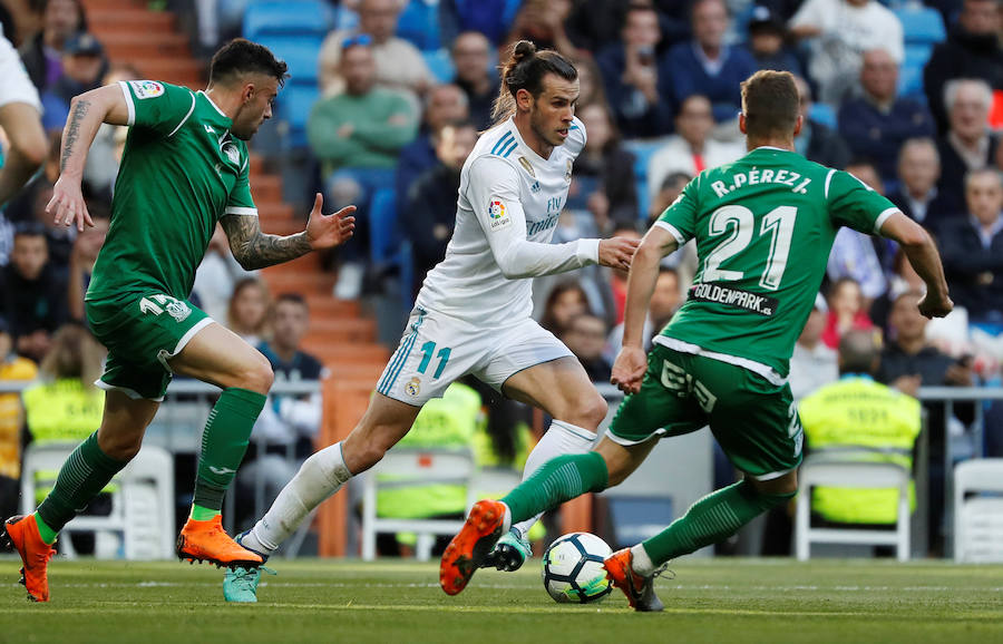 El conjunto blanco, con un once plagado de suplentes y poco habituales, quiere ganar al Leganés para acercarse a la segunda plaza que ocupa el Atlético de Madrid.