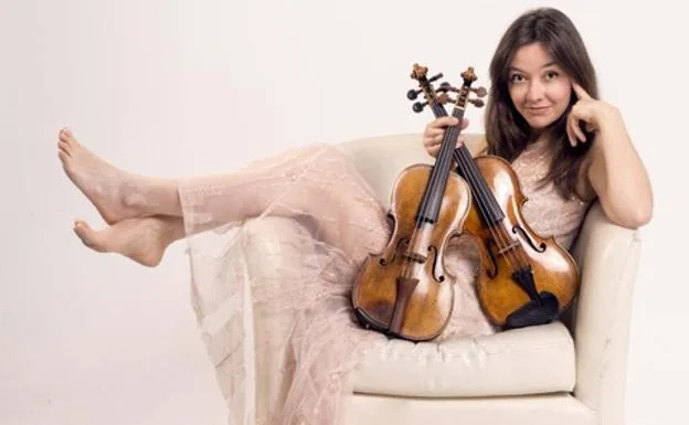 La violinista cartagenera Lina Tur.