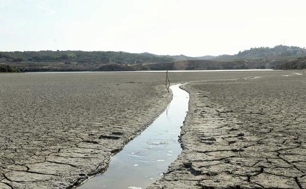 Imagen de archivo de un pantano seco en la Región. 