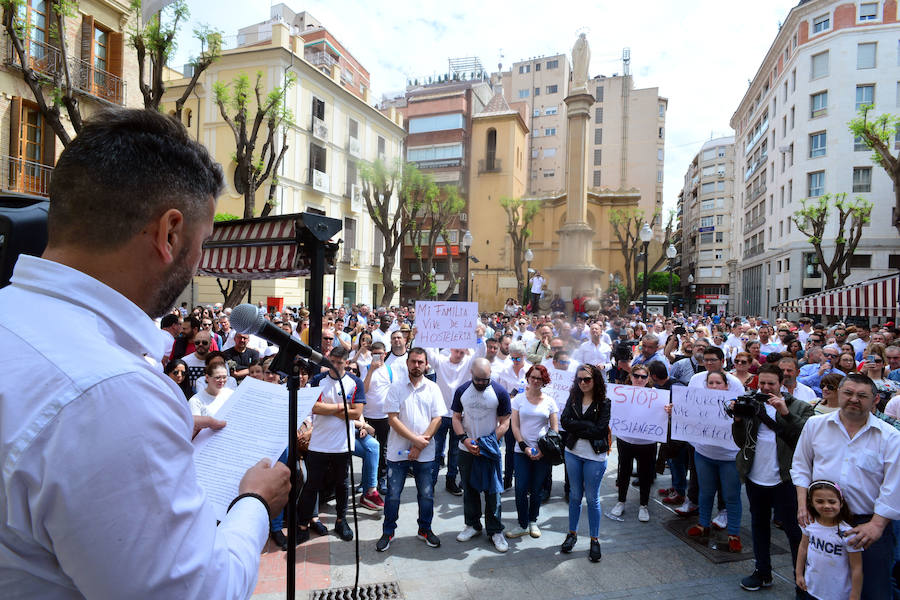 Cientos de trabajadores del sector de la hostelería se manifestaron en Santa Catalina bajo el lema «¡Trabajemos juntos por la Murcia de todos!»