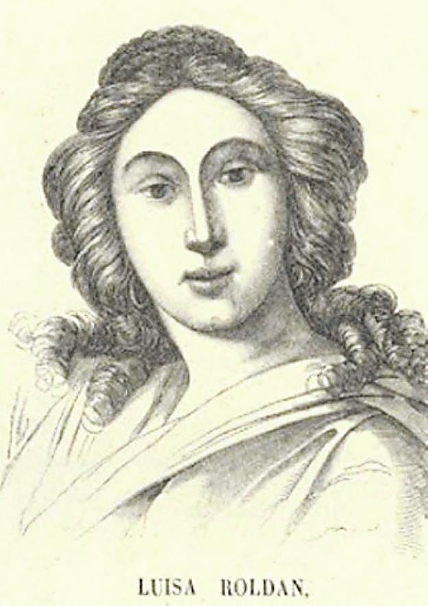 La célebre Luisa Roldán. 