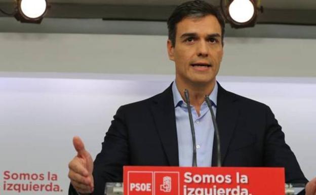 El líder del PSOE, Pedro Sánchez