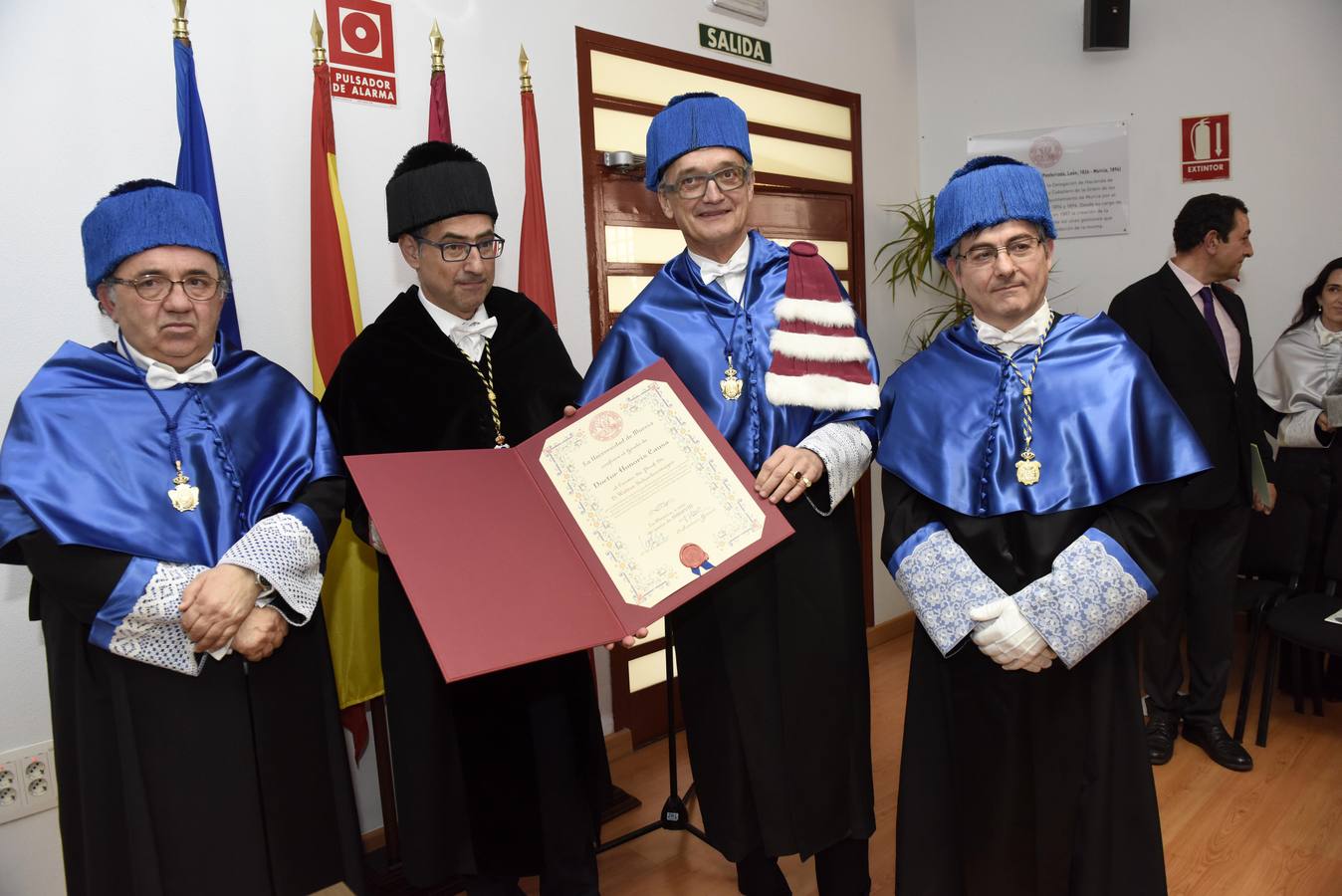 El rector de la UMU ha presidido el acto de investidura como Doctor Honoris Causa de Walter Schachermayer