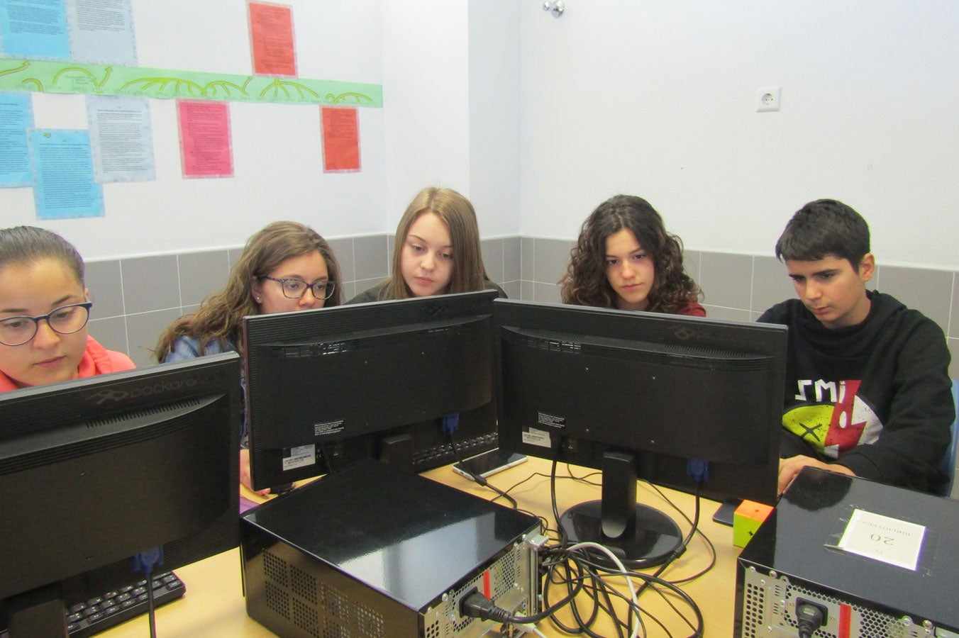 Grupo del colegio El Ope de Archena.