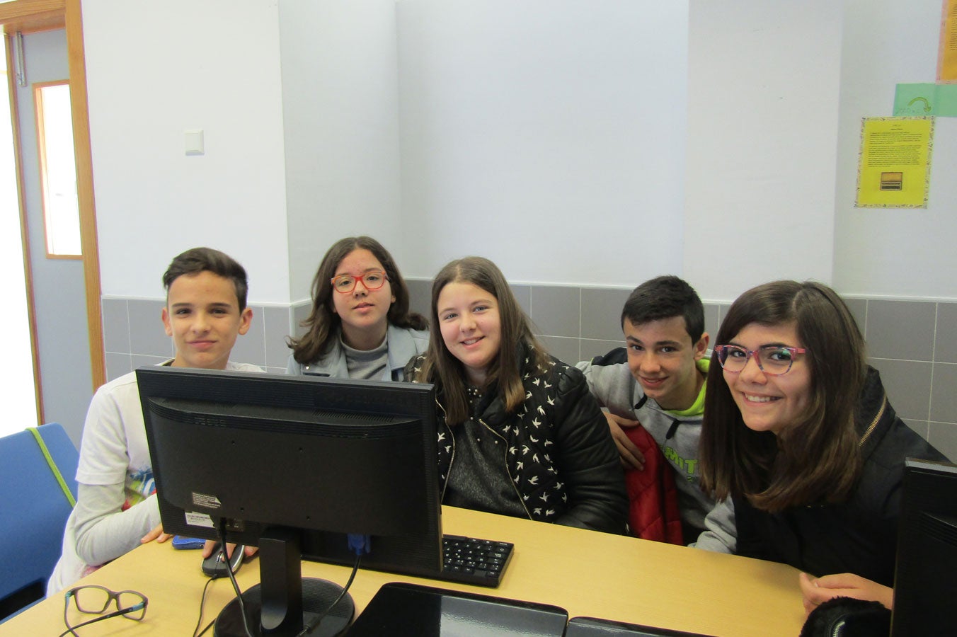 Grupo del colegio El Ope de Archena.