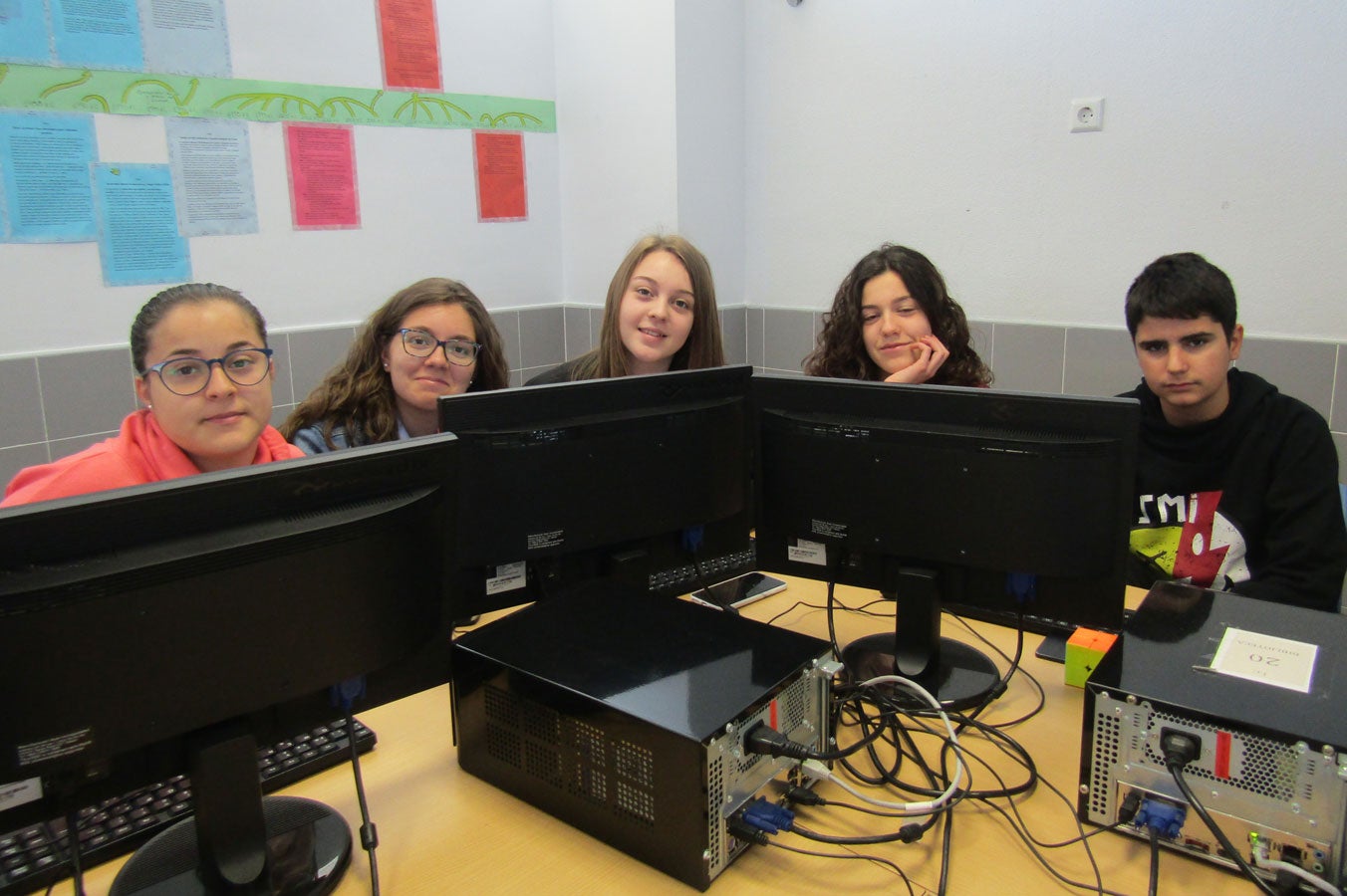 Grupo del colegio El Ope de Archena.