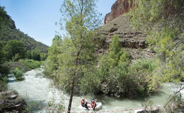 'Rafting' en el cañon de Almadenes.