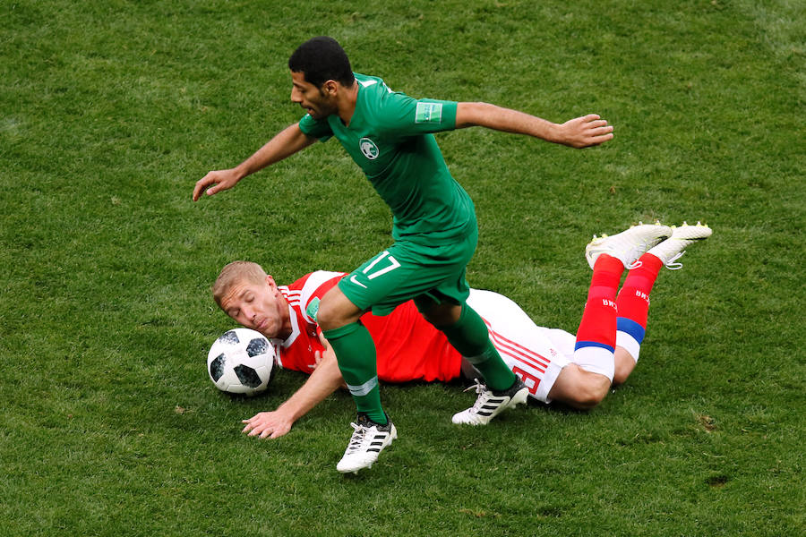 Las mejores fotos del partido inaugural del Mundial de Rusia 2018