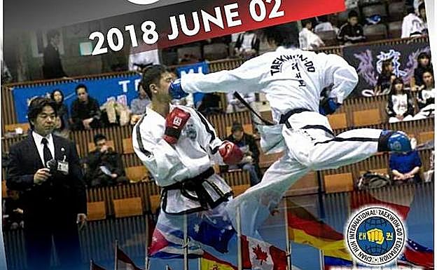 Cartel promocional del Mundial ITF de Taekwondo celebrado en Canadá.