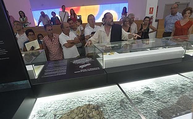 Imagen de archivo de una exposición teatralizada en el Museo Nacional de Arqueología Subacuática (Arqua).