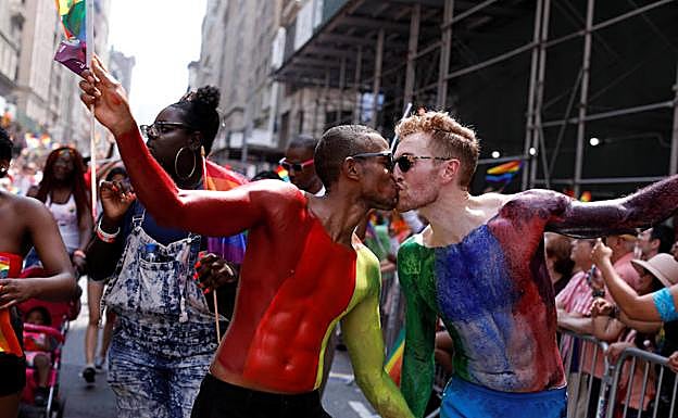 Desfile del Orgullo Gay en Nueva York. 