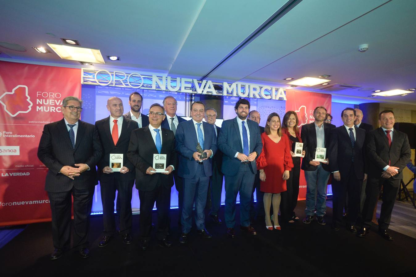 Entre los premiados se encuentran Croem, Vuelta Ciclista a España, Ucam, Ayuntamiento de Murcia, Asaja, Encarna Guillén, Daniel Mazón y El Pozo Alimentación