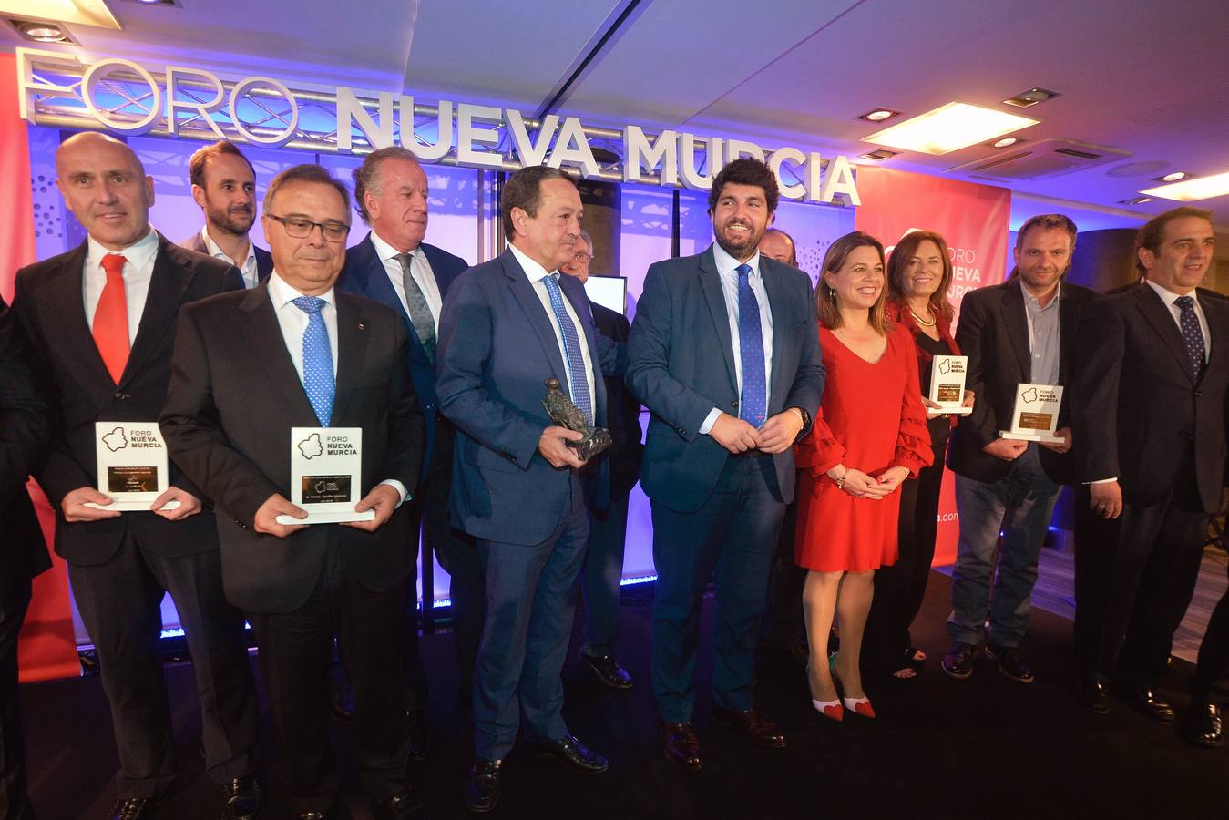 Entre los premiados se encuentran Croem, Vuelta Ciclista a España, Ucam, Ayuntamiento de Murcia, Asaja, Encarna Guillén, Daniel Mazón y El Pozo Alimentación