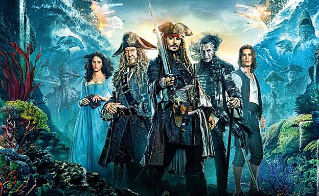 Javier Bardem y Johnny Depp, piratas