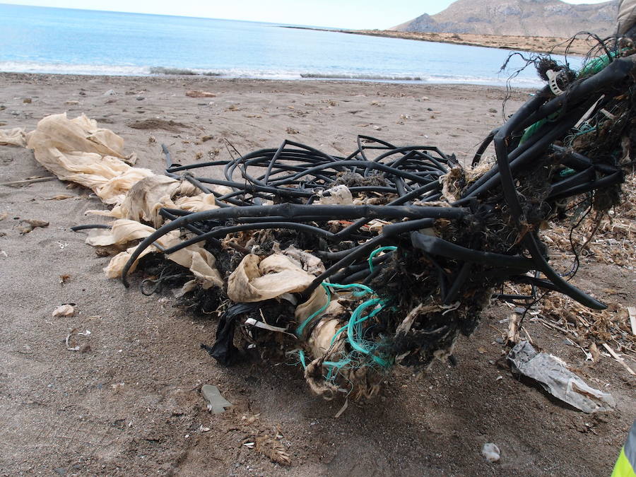 El parque regional Cabo Cope-Puntas de Calnegre es el tramo costero del país más contaminado por residuos plásticos