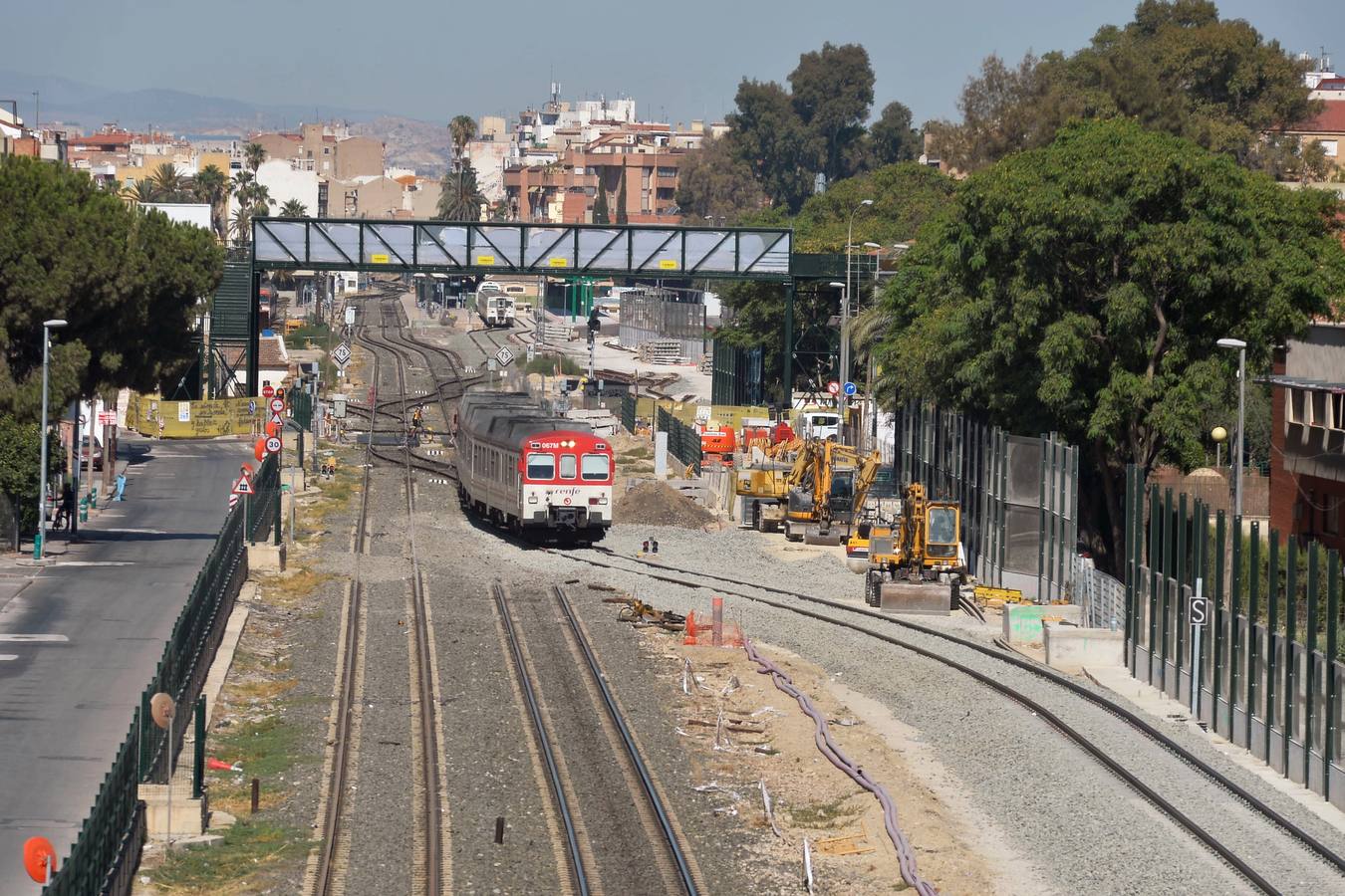 Esta fase de los trabajos se enmarca en las obras de soterramiento de la estación, Barriomar y Nonduermas, que junto a las de los tramos Nonduermas-Sangonera y Sangonera-Lorca serán licitadas próximamente