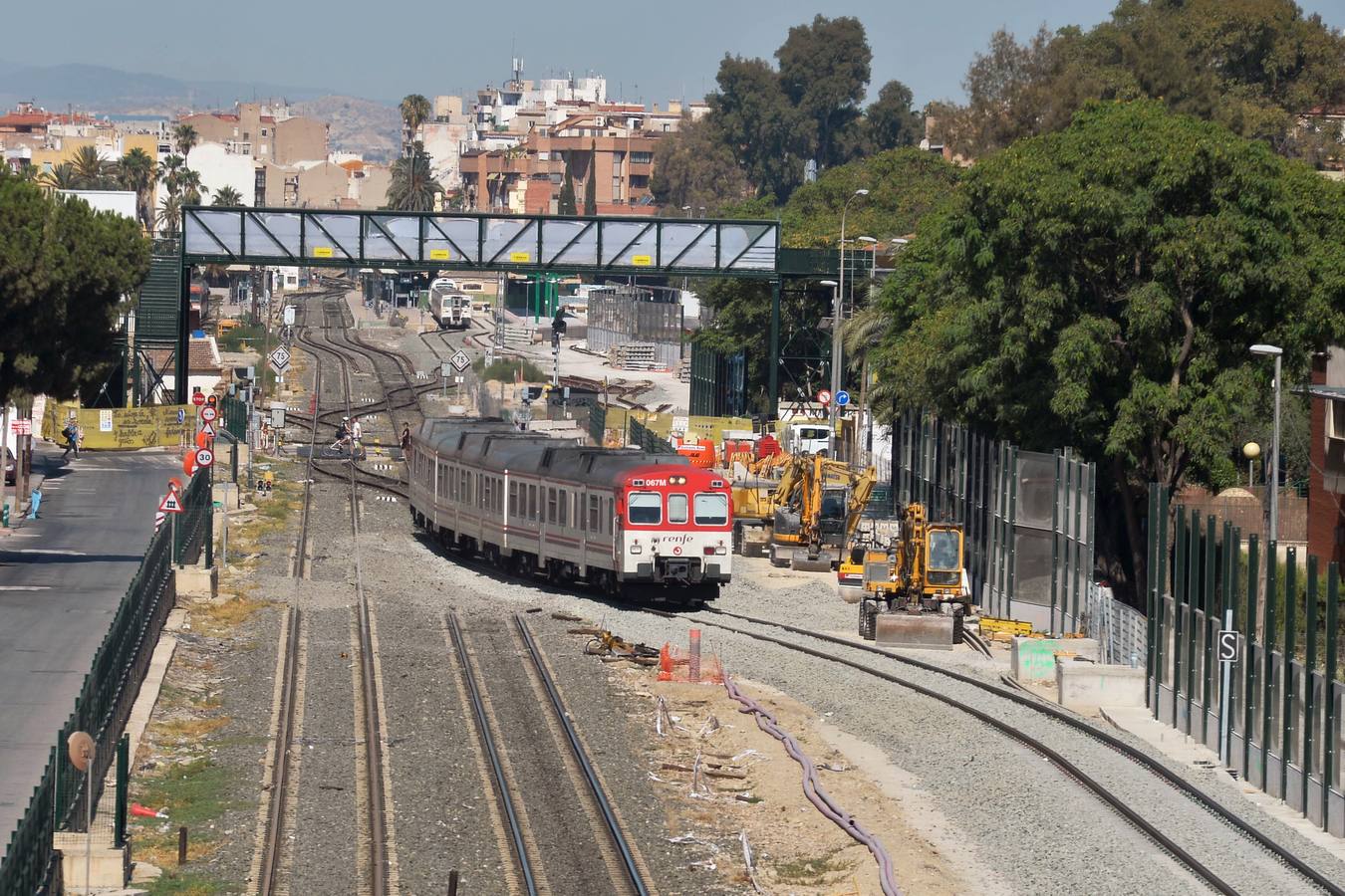 Esta fase de los trabajos se enmarca en las obras de soterramiento de la estación, Barriomar y Nonduermas, que junto a las de los tramos Nonduermas-Sangonera y Sangonera-Lorca serán licitadas próximamente