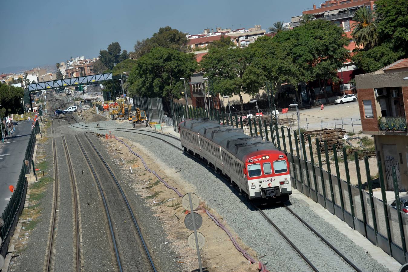 Esta fase de los trabajos se enmarca en las obras de soterramiento de la estación, Barriomar y Nonduermas, que junto a las de los tramos Nonduermas-Sangonera y Sangonera-Lorca serán licitadas próximamente
