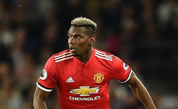 Paul Pogba, en un partido con el Manchester United. 