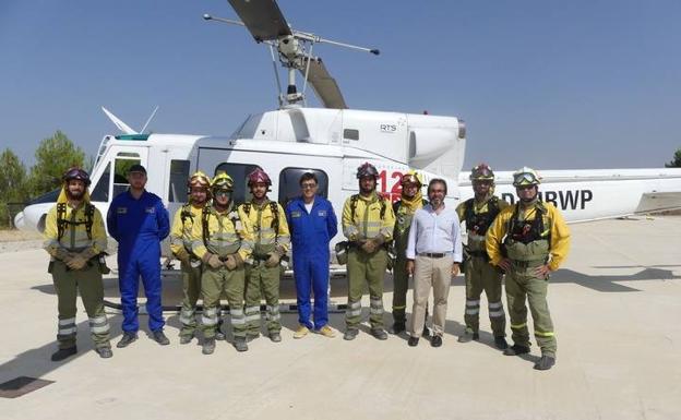 Presentación del nuevo helicóptero.