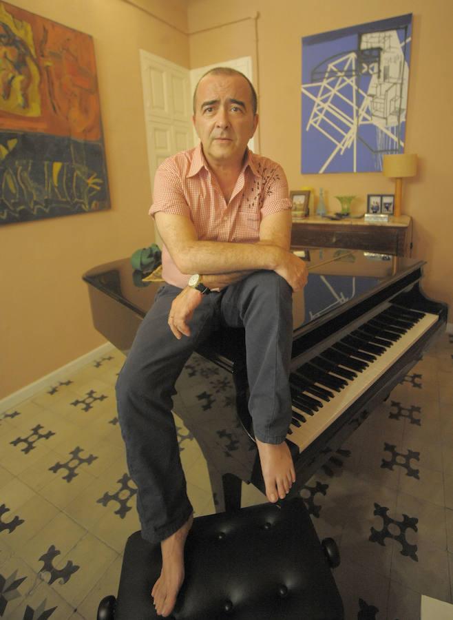 Paco Martín durante una entrevista para la sección 'Estío a la murciana' en 2010