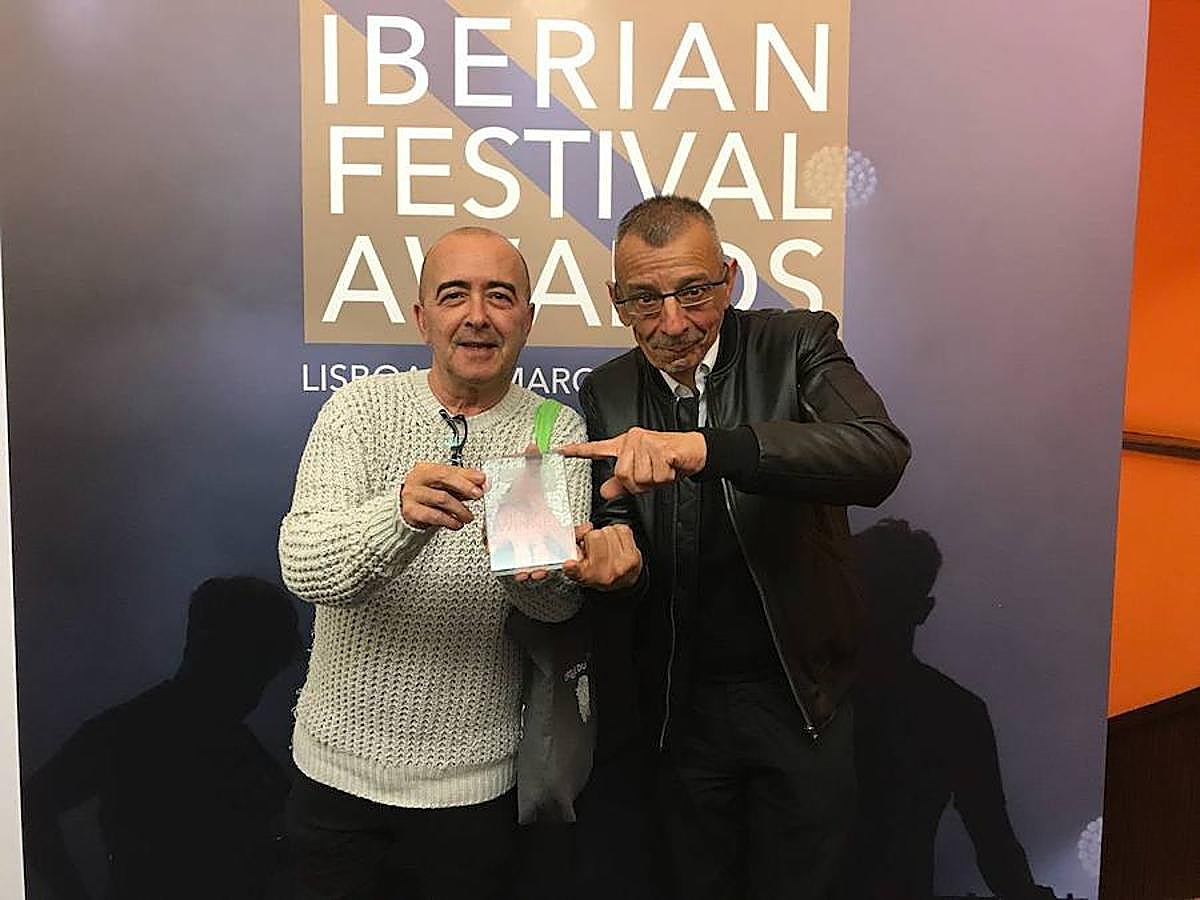 Paco Martín y José Luis Cegarra, director y codirector del festival, en una foto de este mismo año 2018