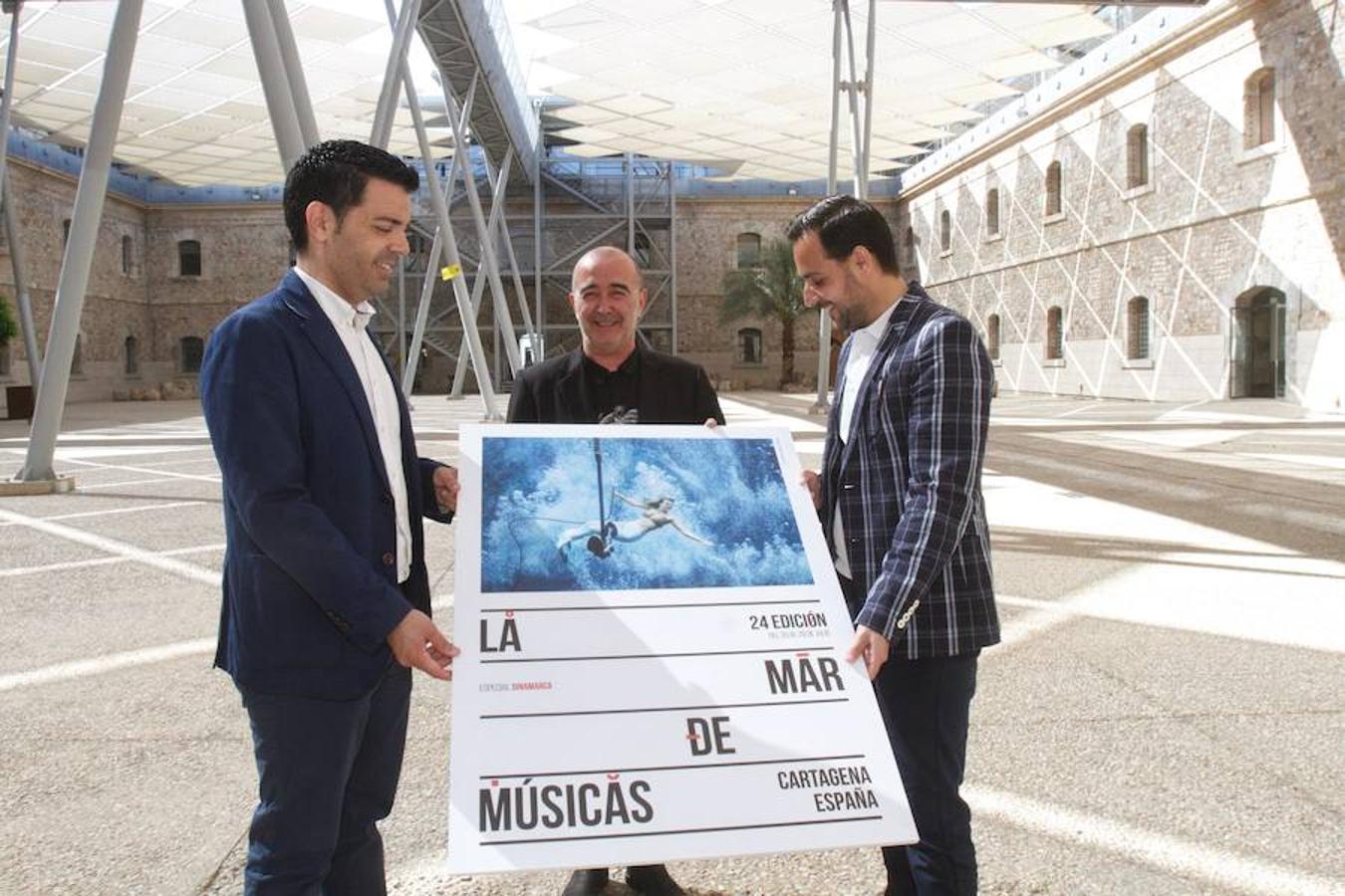 Paco Martín en la presentación del cartel de La Mar de Músicas de este año 2018