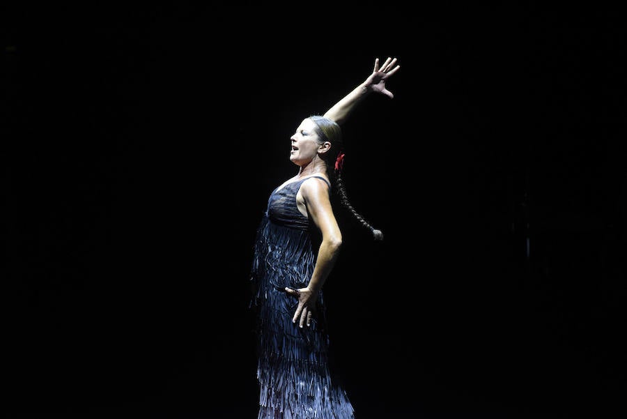 La bailaora ofrece una actuación en el Auditorio Parque Almansa tras recibir el premio del 49 Festival Internacional de Teatro, Música y Danza de San Javier.