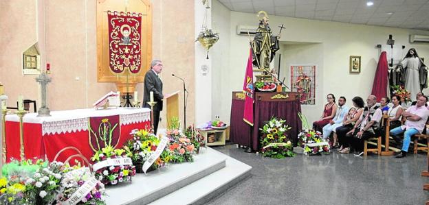 Juan Carlos de la Cerra, durante el pregón.