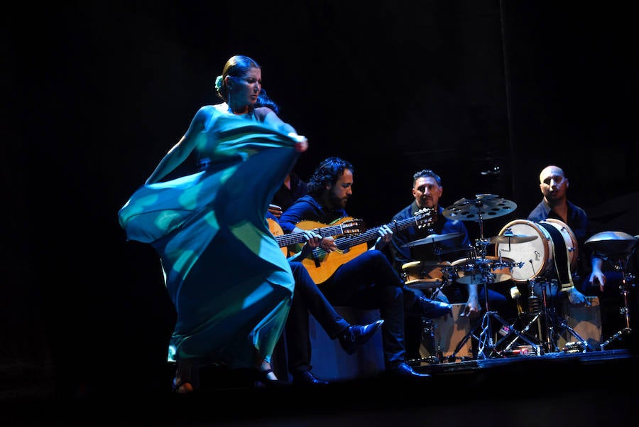 La bailaora ofrece una actuación en el Auditorio Parque Almansa tras recibir el premio del 49 Festival Internacional de Teatro, Música y Danza de San Javier.