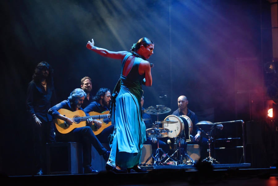 La bailaora ofrece una actuación en el Auditorio Parque Almansa tras recibir el premio del 49 Festival Internacional de Teatro, Música y Danza de San Javier.