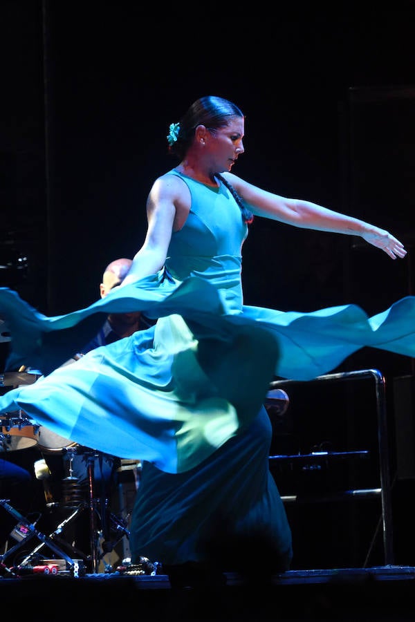 La bailaora ofrece una actuación en el Auditorio Parque Almansa tras recibir el premio del 49 Festival Internacional de Teatro, Música y Danza de San Javier.