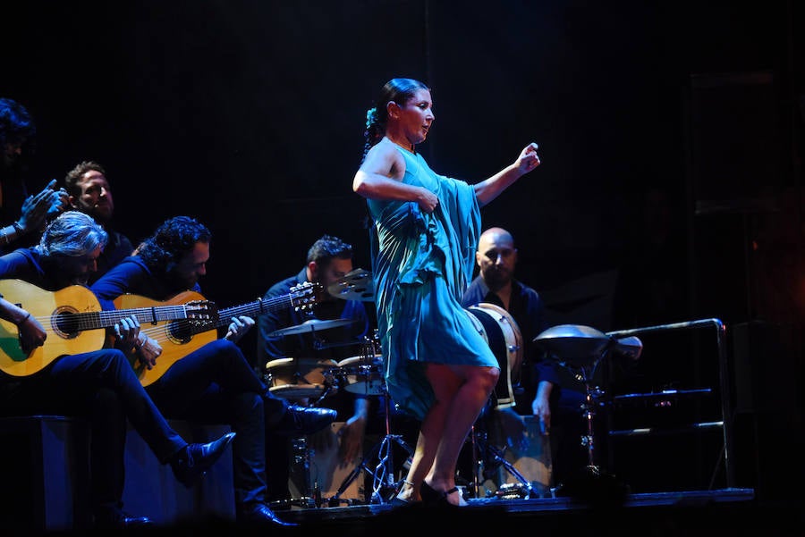 La bailaora ofrece una actuación en el Auditorio Parque Almansa tras recibir el premio del 49 Festival Internacional de Teatro, Música y Danza de San Javier.