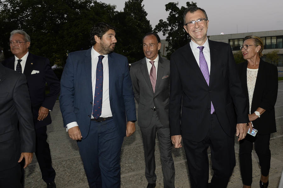 El diestro de Cehegín, que el próximo martes está anunciado en el coso de La Condomina en sus 25 años de alternativa, fue el pregonero taurino de la Feria 2018 en un acto en el Auditorio