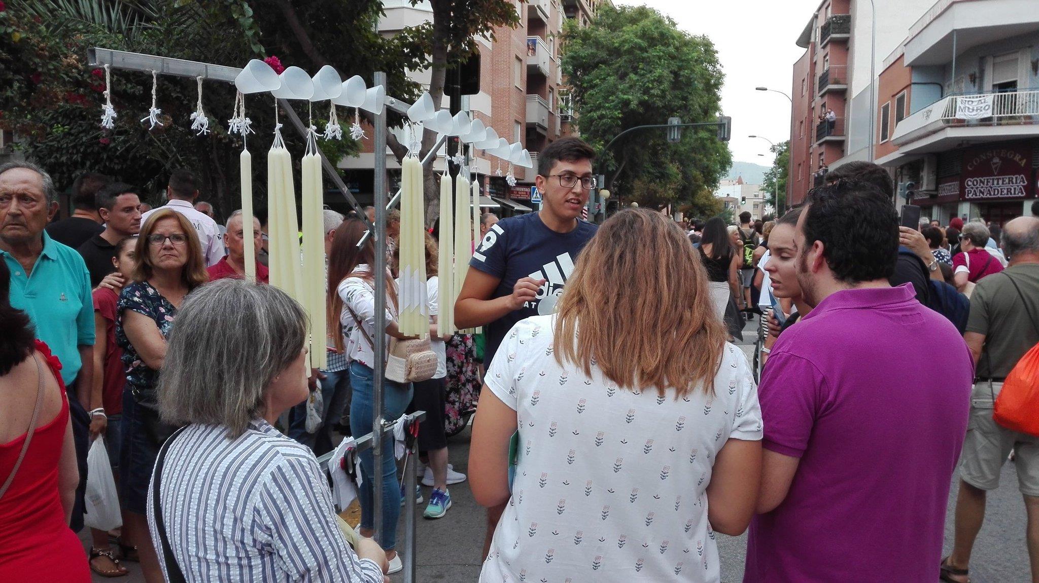 Una multitud de murcianos han acompañado a su Patrona en su tradicional romería por la ciudad